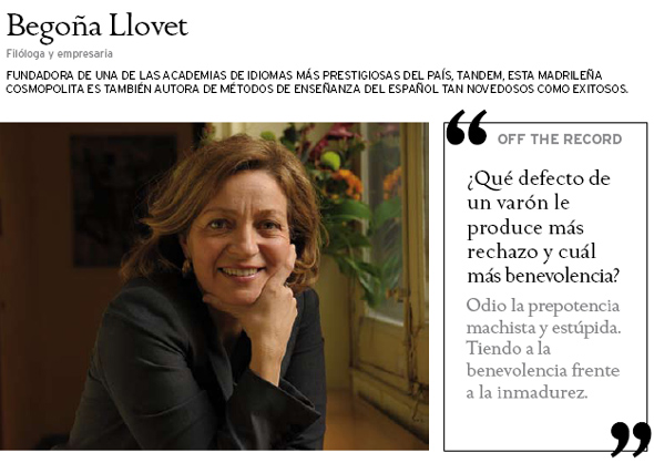 Entrevista a Begoña Llovet