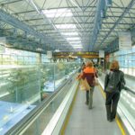 Madrid transportiert Metroplattform