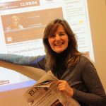 Ana with the Weekly news, TANDEM Madrid