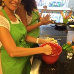 Juliette Boury, Spanish and a passion for Almodovar Cinema - cooking class 4