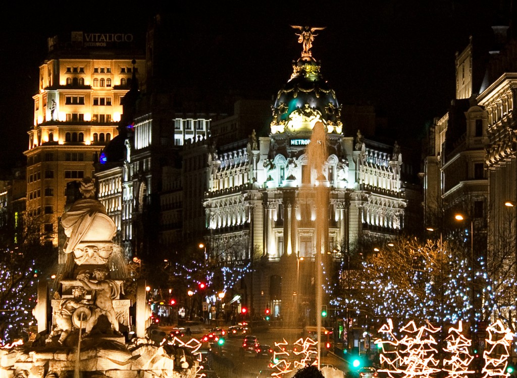 nuit de Noël à Madrid