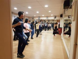 Grupo Viamundo, 2017, aula de Flamenco