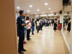 Grupo Viamundo, 2017, aula de Flamenco