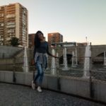 Ellien Barbosa, em uma caminhada