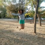 Ellien Barbosa, saltando