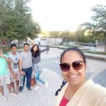 Ellien Barbosa, selfie no parque