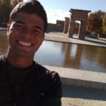 Luis Lima, No Templo de Debod