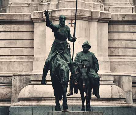 Don Quixote and Sancho Panza by Miguel de Cervantes