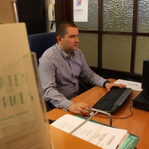 Emil Grapa at the reception