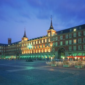 Plaza Mayor Madrid at Night