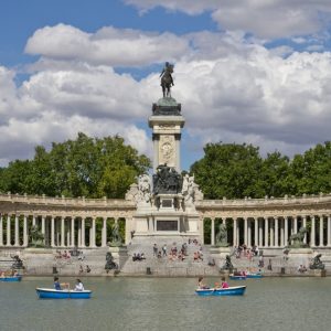 The pond at El Retiro, Madrid