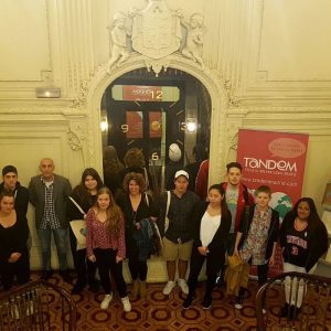 Spanish group with Natalia