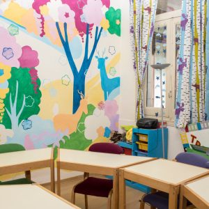 TANDEM Madrid, children's classroom detail